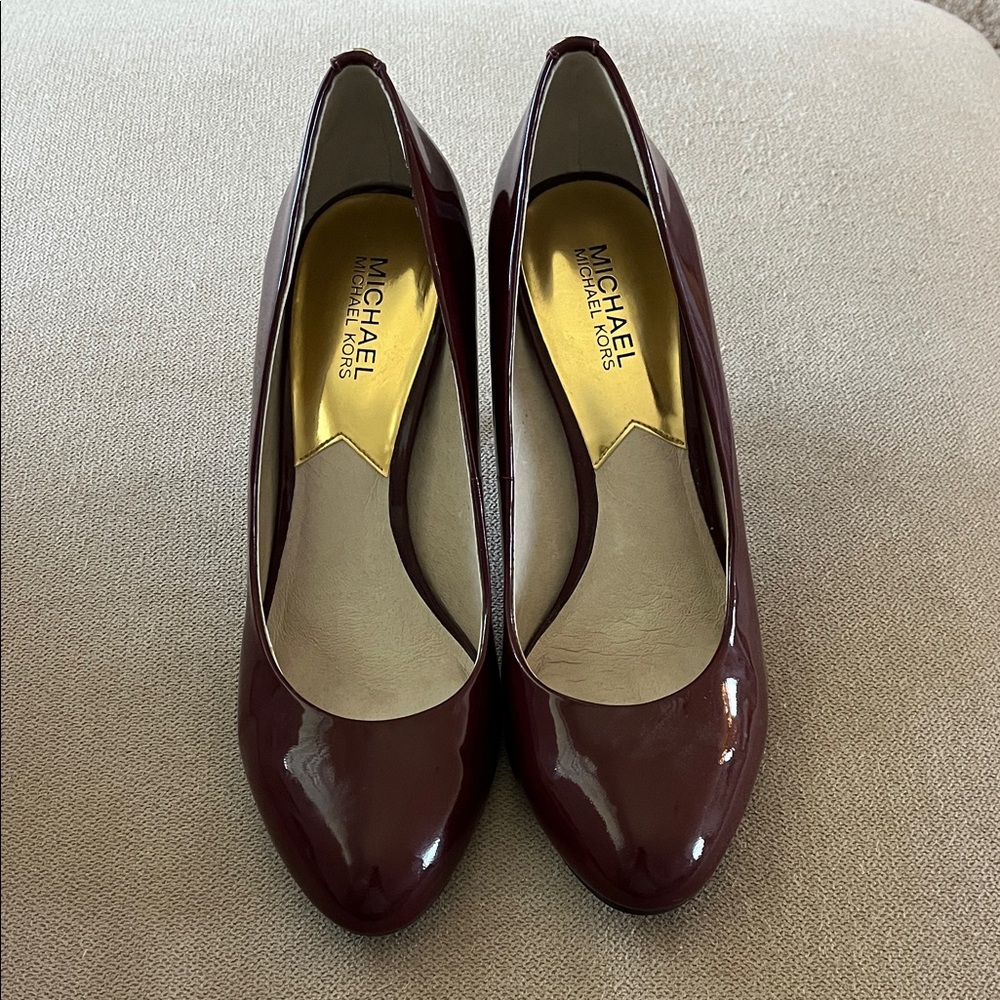 Michael Kors Women's Dark Red Heels (burgundy/wine). Never worn.
